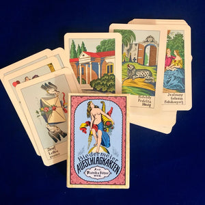 Biedermeier Aufschlagekarten, Fortune Telling Deck or Cartomancy Deck, The Occult Book Store Biedermeier Aufschlagekarten, Fortune Telling Deck or Cartomancy Deck, The Occult Book Store