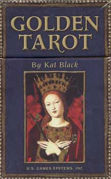 Golden Tarot deck and book by Kat Black                                                                                 