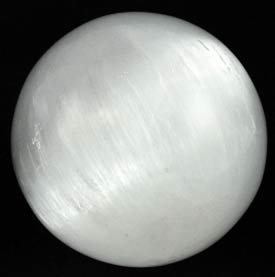 White Selenite crystal ball                                                                                             